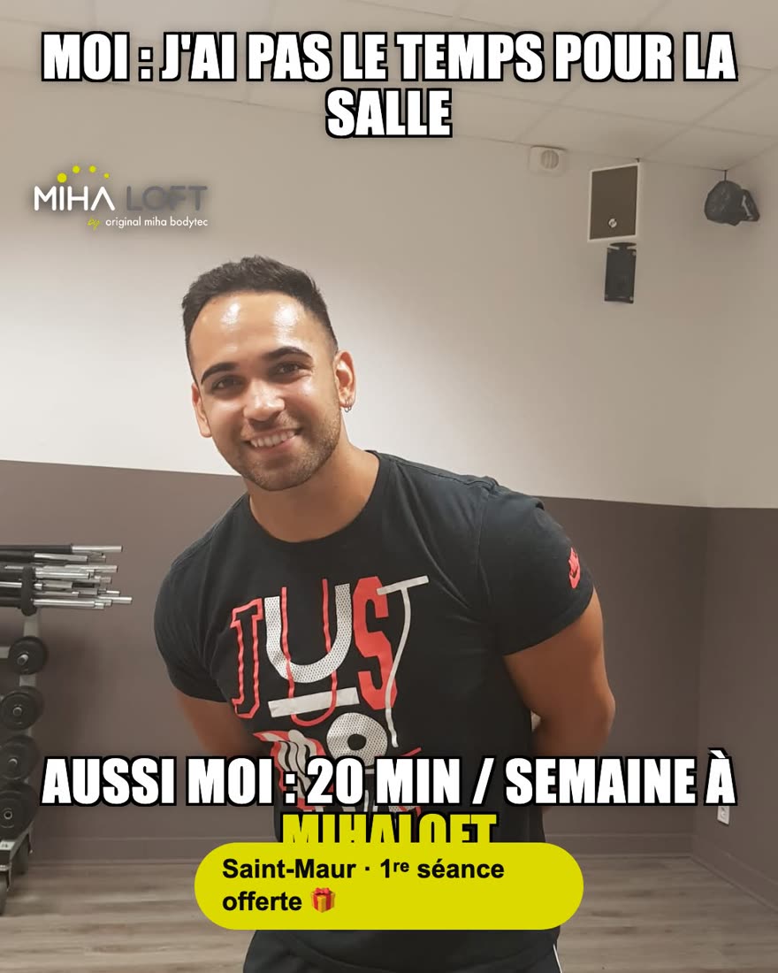 Format meme autodérision, moi qui n'ai pas le temps pour la salle